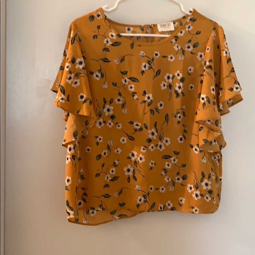 Mustard blouse